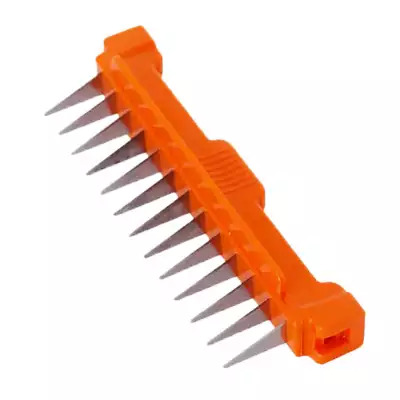 Peigne julienne 7 mm orange pour mandoline Révolution De Buyer