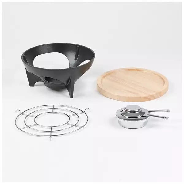 Réchaud à fondue savoyarde en fonte Invicta