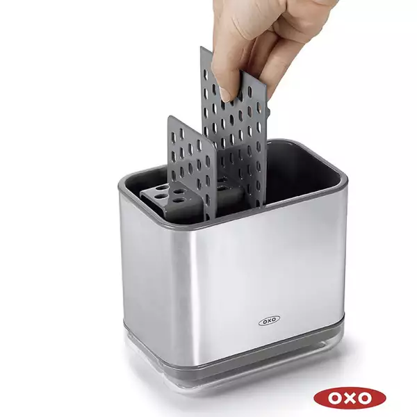 Organisateur d'évier en acier inoxydable Oxo