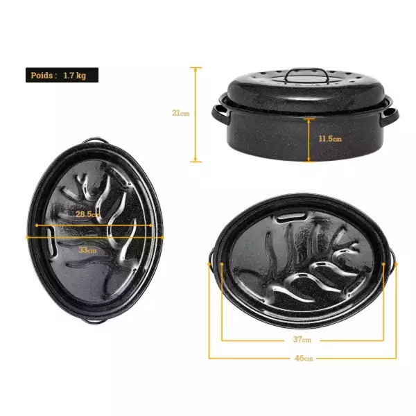 Cocotte Roaster Granite Ware 46 cm