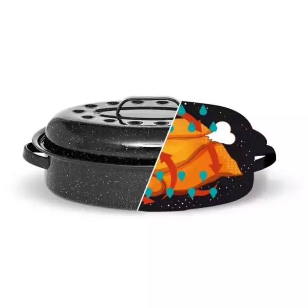 Cocotte Roaster Granite Ware 40 cm
