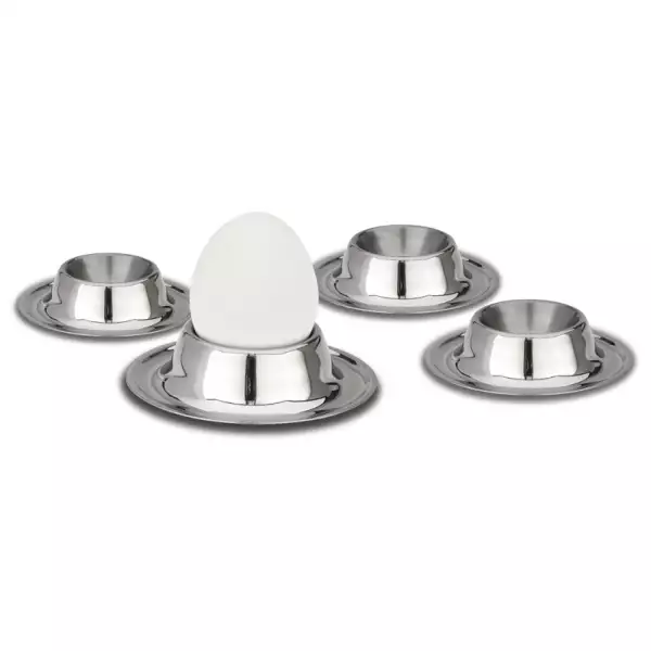 Set 4 coquetiers inox Weis