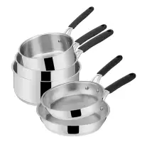 Batterie de cuisine 5 pièces Tempra inox Lagostina