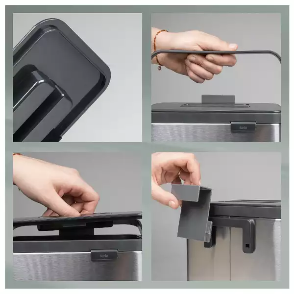 Poubelle à déchets organiques Plata Kela