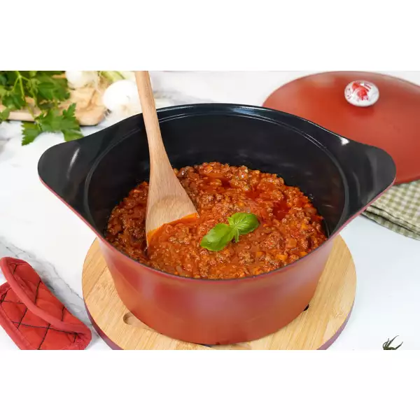 L'incroyable Cocotte Cookut 28 cm Rouge Passion (Sans poignée)