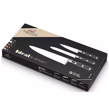 Coffret 3 Couteaux Idéal Service Sabatier