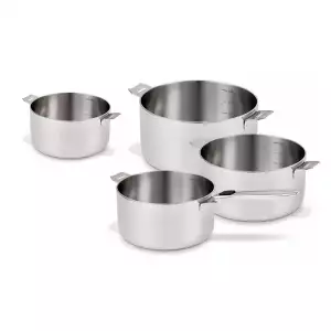 140x134 - Lot 4 casseroles inox Evolution Beka avec poignée amovible