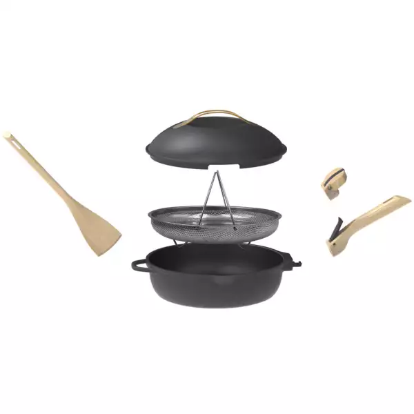 La Fabuleuse Poêle Cookut Gris Météore 28 cm
