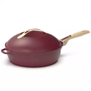 140x93 - La Fabuleuse Poêle Cookut Rouge Rubis 28 cm