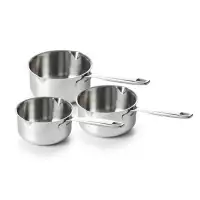 Lot 3 Casseroles Inox Maestro Beka