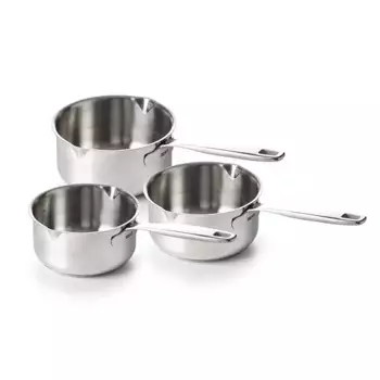 Lot 3 Casseroles Inox Maestro Beka