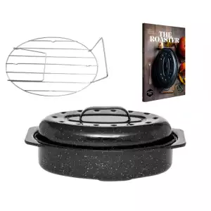 140x140 - Pack Cocotte Roaster Graniteware 33 cm + Grille + Livre de recettes