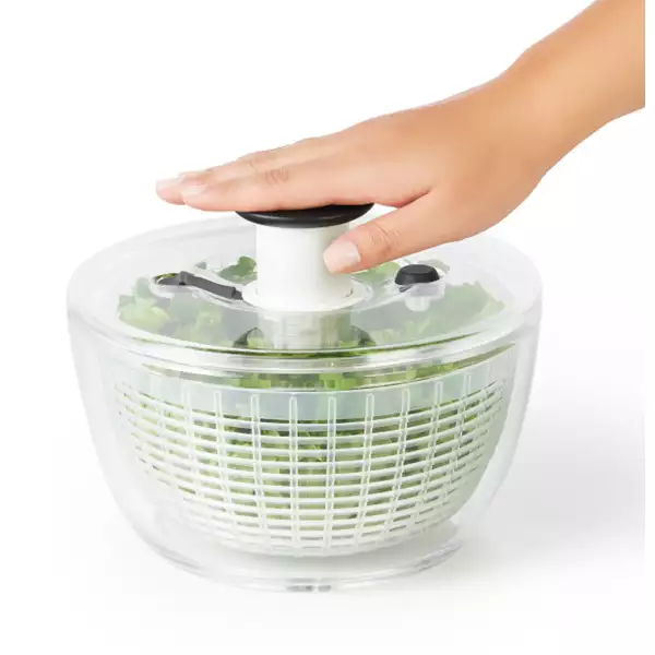 Essoreuse à salade transparente Oxo 21 cm