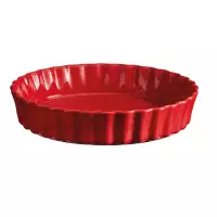 Tourtière céramique Emile Henry Rouge Grand cru
