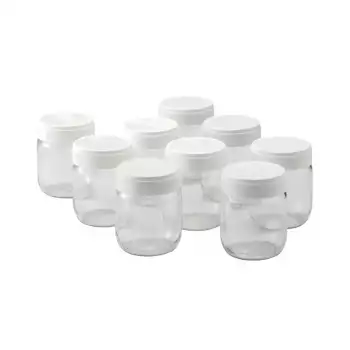 9 pots en verre pour yaourtière fromagère Ligne Lagrange