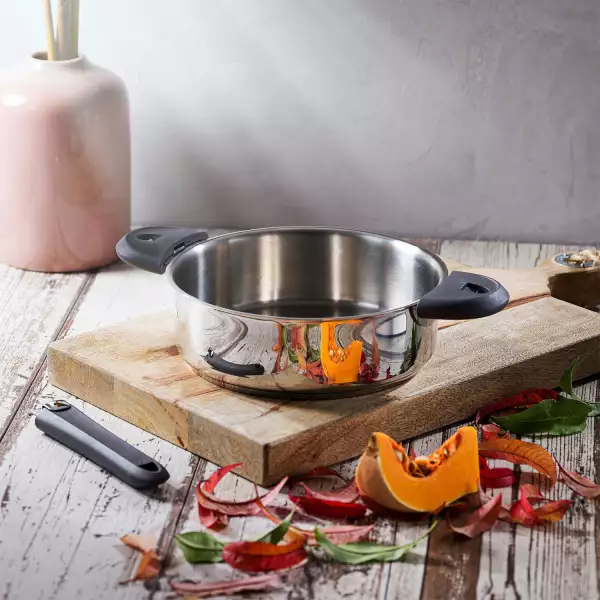 Sauteuse Cristel inox Mutine amovible