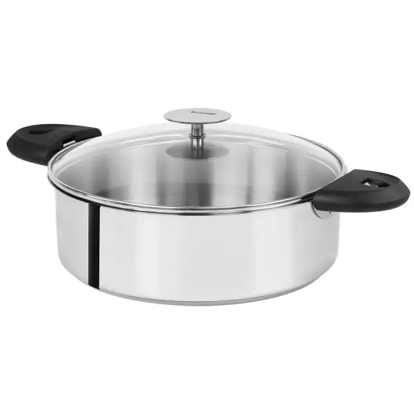 Sauteuse Cristel inox Mutine amovible