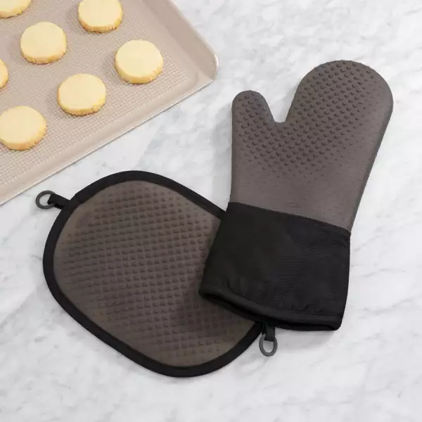 Gant à Four en Silicone Oxo noir