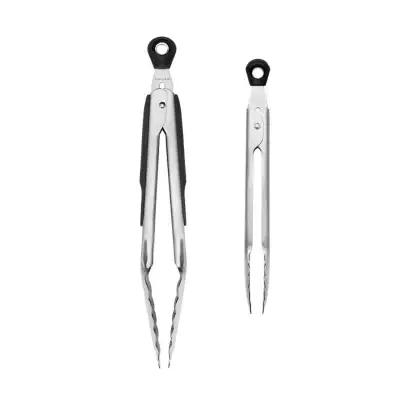 Set 2 pinces de service inox Oxo