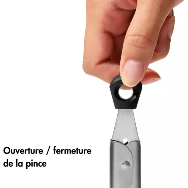 Set 2 pinces de service inox Oxo