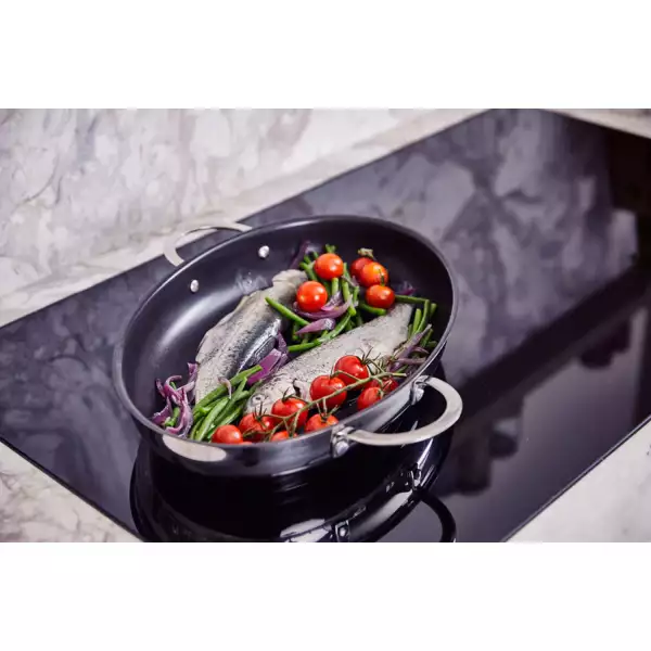 Poêle à poisson ovale anti-adhésive Beka