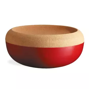 Grande Coupe de Conservation Fruits & Légumes Emile Henry Rouge Grand Cru 36 cm