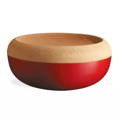 Grande Coupe de Conservation Fruits & Légumes Emile Henry Rouge Grand Cru 36 cm