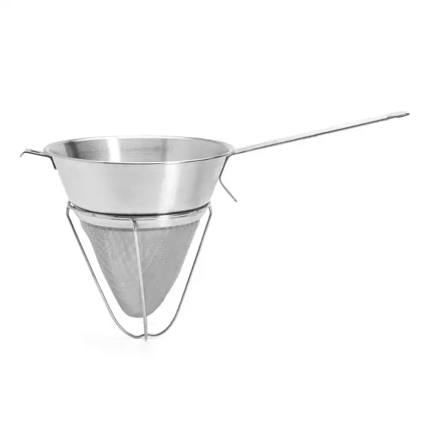 Chinois Etamine maille fine inox profond 22 cm De Buyer