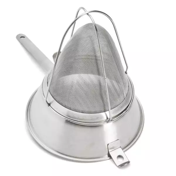 Chinois Etamine maille fine inox profond 22 cm De Buyer