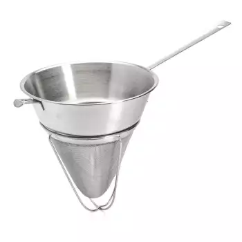 Chinois Etamine maille fine inox profond 22 cm De Buyer