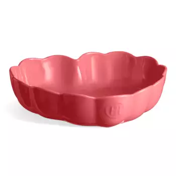 Moule à pâtisserie coeur céramique Emile Henry Rose Candy