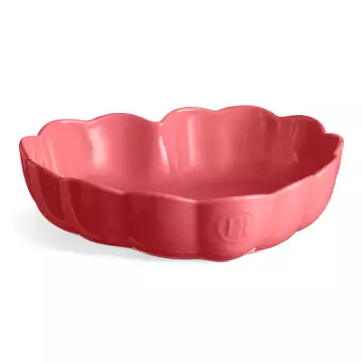 Moule à pâtisserie coeur céramique Emile Henry Rose Candy