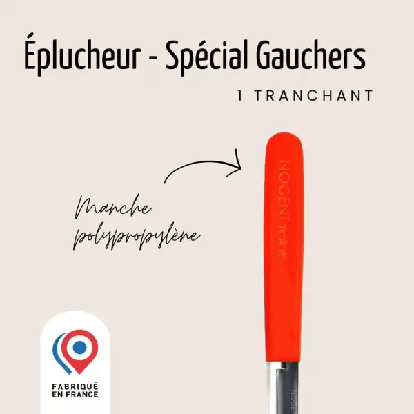 Eplucheur 1 lame Nogent Spécial Gaucher