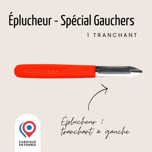 Eplucheur 1 lame Nogent Spécial Gaucher