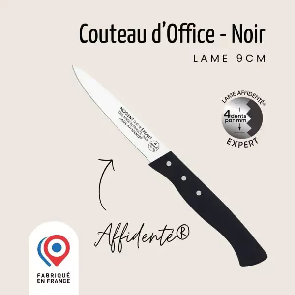 Couteau Office Expert Nogent Lame 9 cm Affidenté