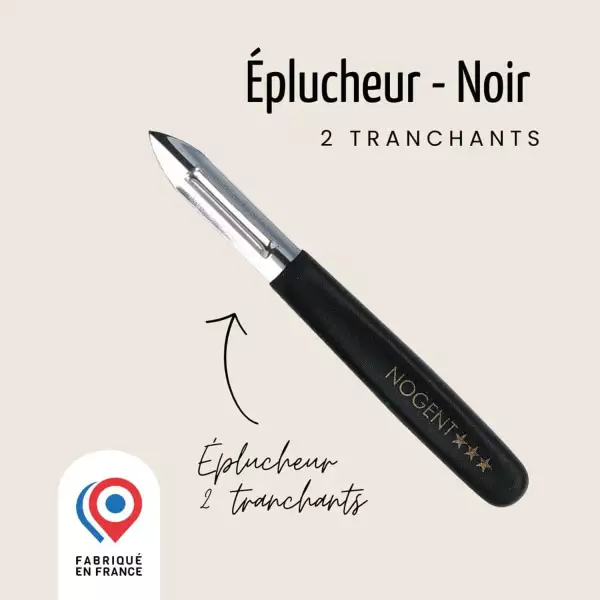 Eplucheur 2 tranchants Nogent Manche Polypropylène