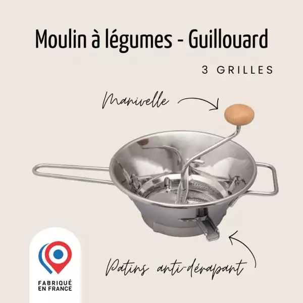 Moulin à Légumes Inox Premium Guillouard