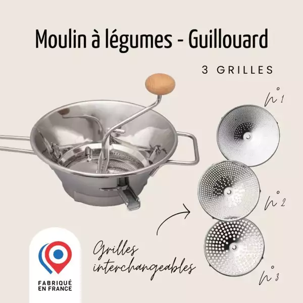 Moulin à Légumes Inox Premium Guillouard
