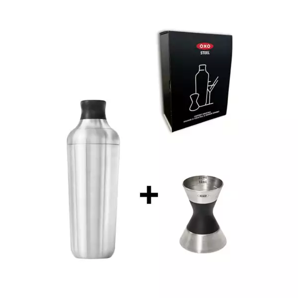Coffret Shaker & Doseur double Oxo