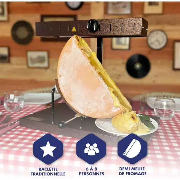 Appareil à raclette traditionnel Alpage Signatures Original Bron Coucke