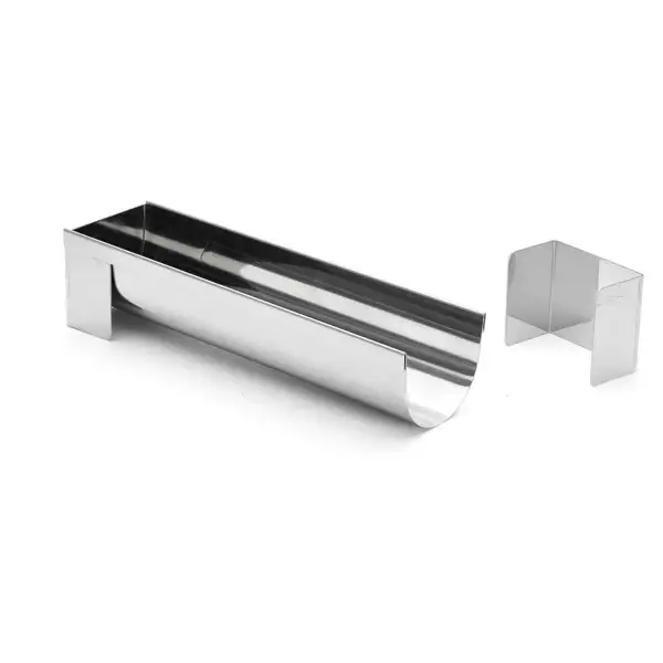 Gouttière à bûche démontable forme ronde De Buyer 30 x 6,5 cm