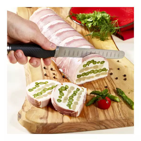 Gouttière à bûche démontable forme ronde De Buyer 30 x 6,5 cm