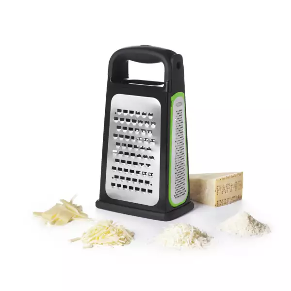 Râpe 4 Faces avec zesteur et récupérateur Oxo
