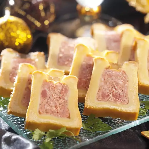 Mini Gouttière à bûche et pâté en croûte inox Patisse