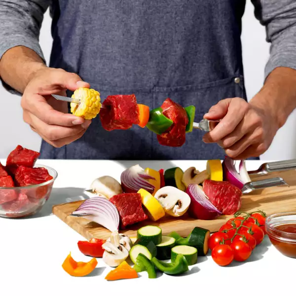 Set 6 piques à brochettes inox Oxo