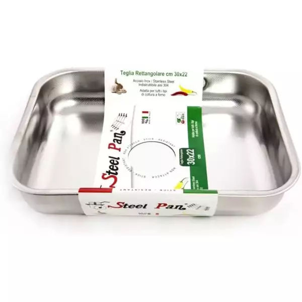 Plat à Four inox Steelpan
