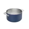 La merveilleuse casserole inox Bleu Myrtille Cookut
