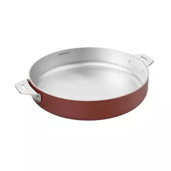 La merveilleuse poêle inox Rouge Passion Cookut