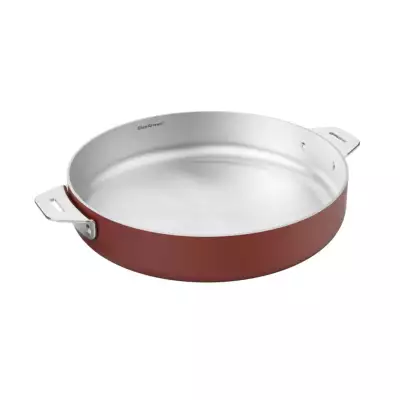 La merveilleuse poêle inox Rouge Passion Cookut