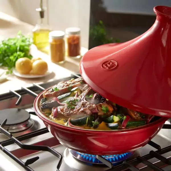 Plat à tajine Emile Henry Rouge Grand Cru